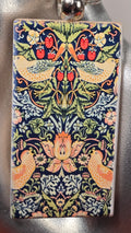 William Morris Strawberry Thief Keychain